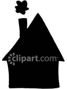 225x300 Silhouette Of A House And A Cloud