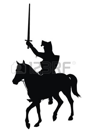 290x450 Knight Silhouette Clipart