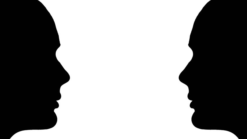852x480 Man And Woman Kiss Silhouette