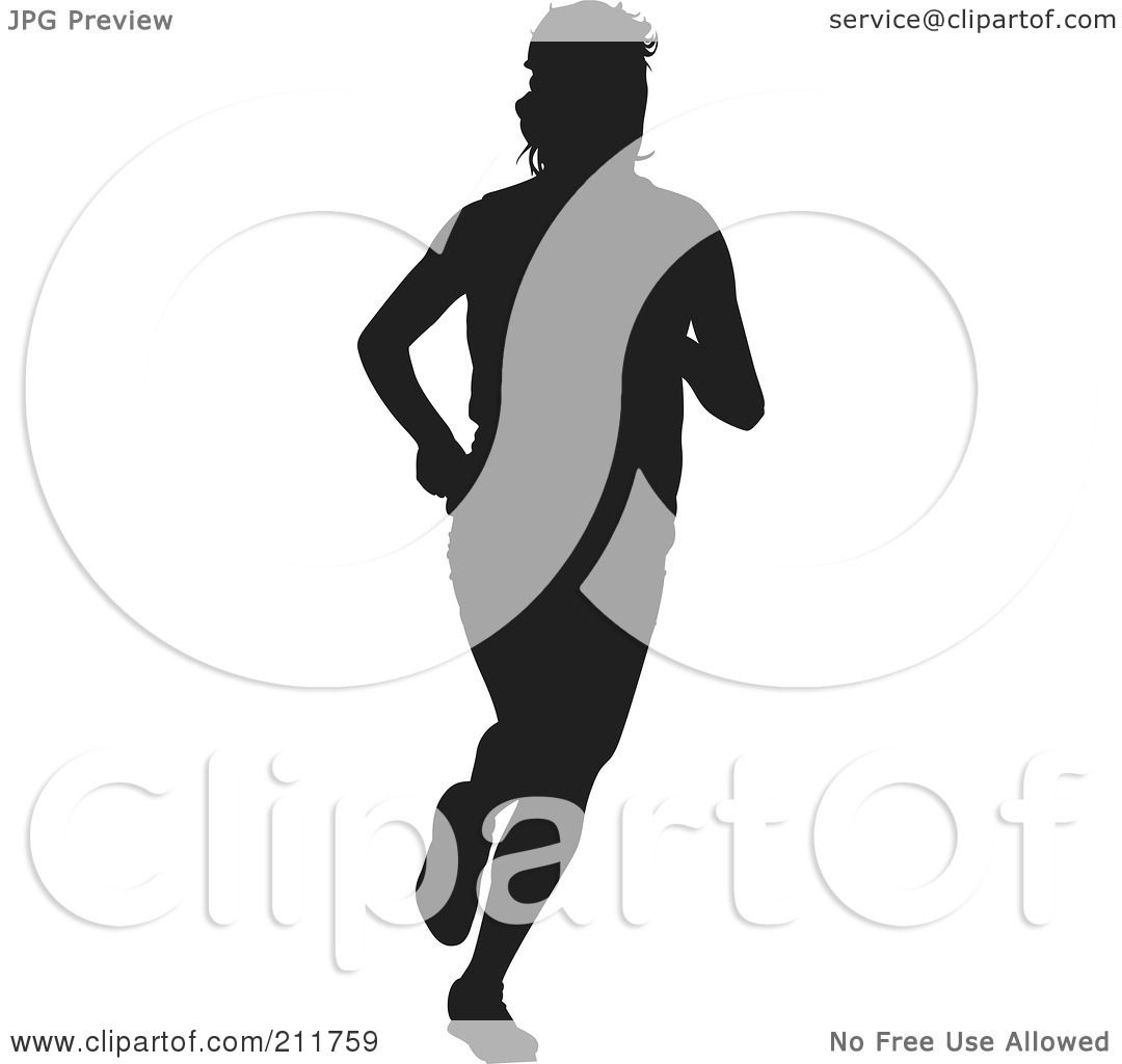 1080x1024 Royalty Free (Rf) Clipart Illustration Of A Black Silhouetted
