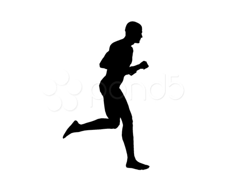 720x576 Running Man ~ Stock Video Footage