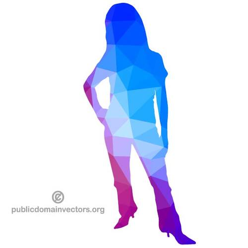 500x500 Silhouette Of A Female Person Public Domain Vectors