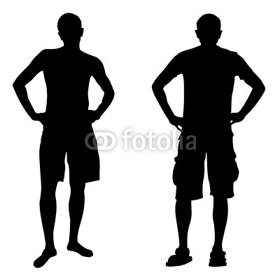 400x400 Man Standing Silhouette