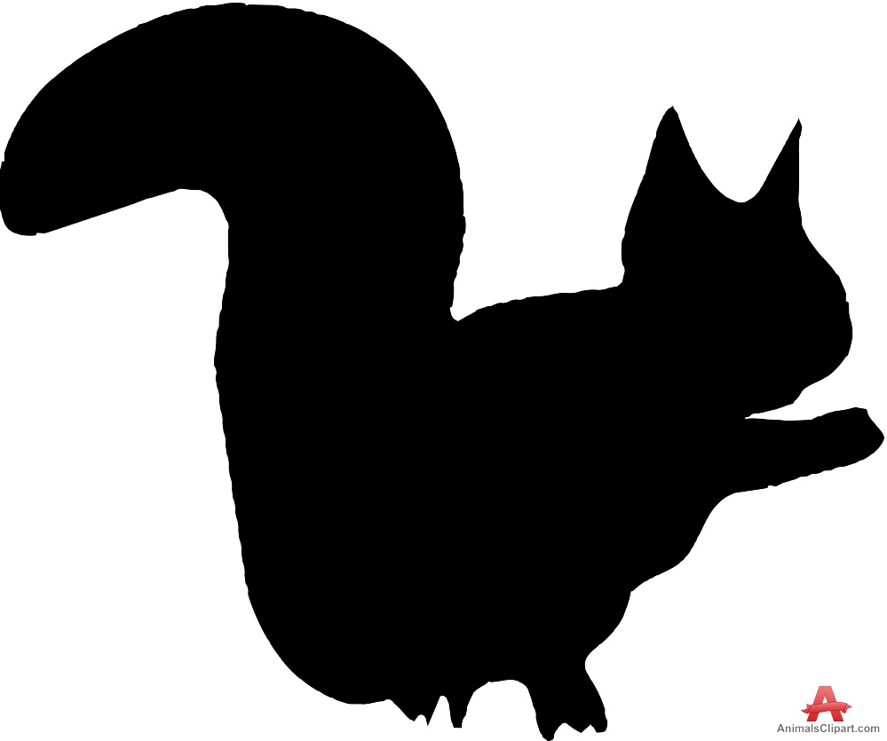 999x835 Sitting Squirrel Animal Silhouette Free Clipart Design Download
