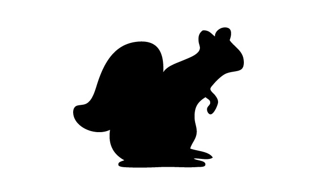 650x400 Squirrel Clipart Run
