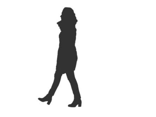 640x480 Silhouette Of A Black Woman Free Download Clip Art