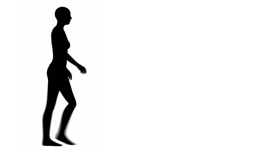 852x480 Silhouette Of A Woman Walking