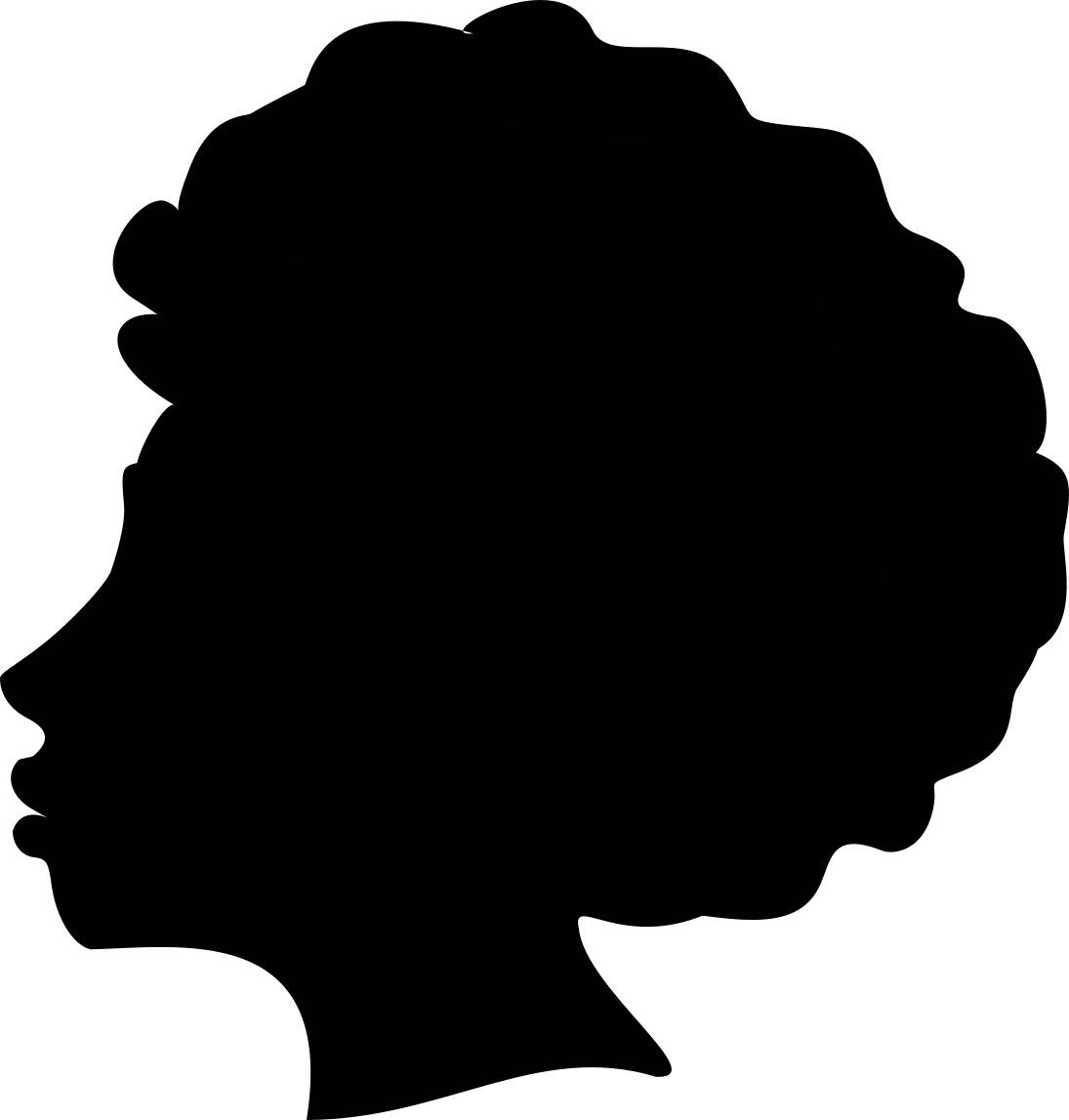 1095x1147 Afro Silhouette Svg Clip Art