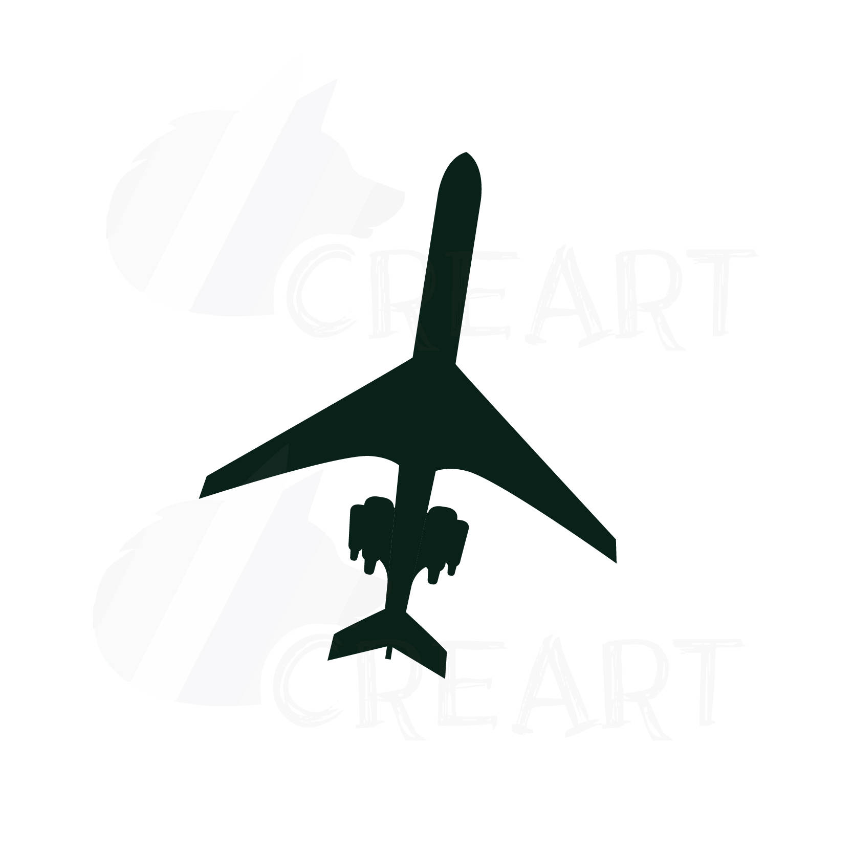 1667x1667 Airplane Silhouette Pack, Airplane Clipart. Eps, Png, Jpg, Pdf