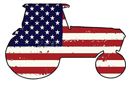 425x300 Tractor Vinyl Decal Sticker