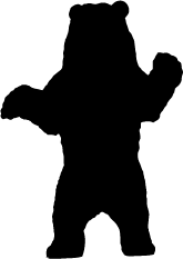 165x233 Bear Silhouette Silhouette Of Bear