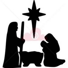 236x236 Nativity Silhouettes Nativity Christmas Nativity
