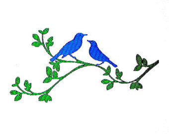 340x270 Birds On A Branch Etsy