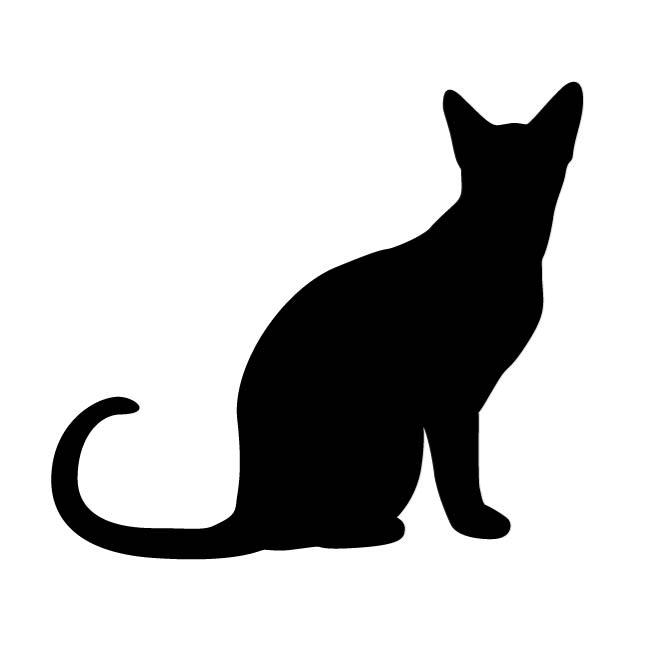 660x660 Silhouette Of A Cat