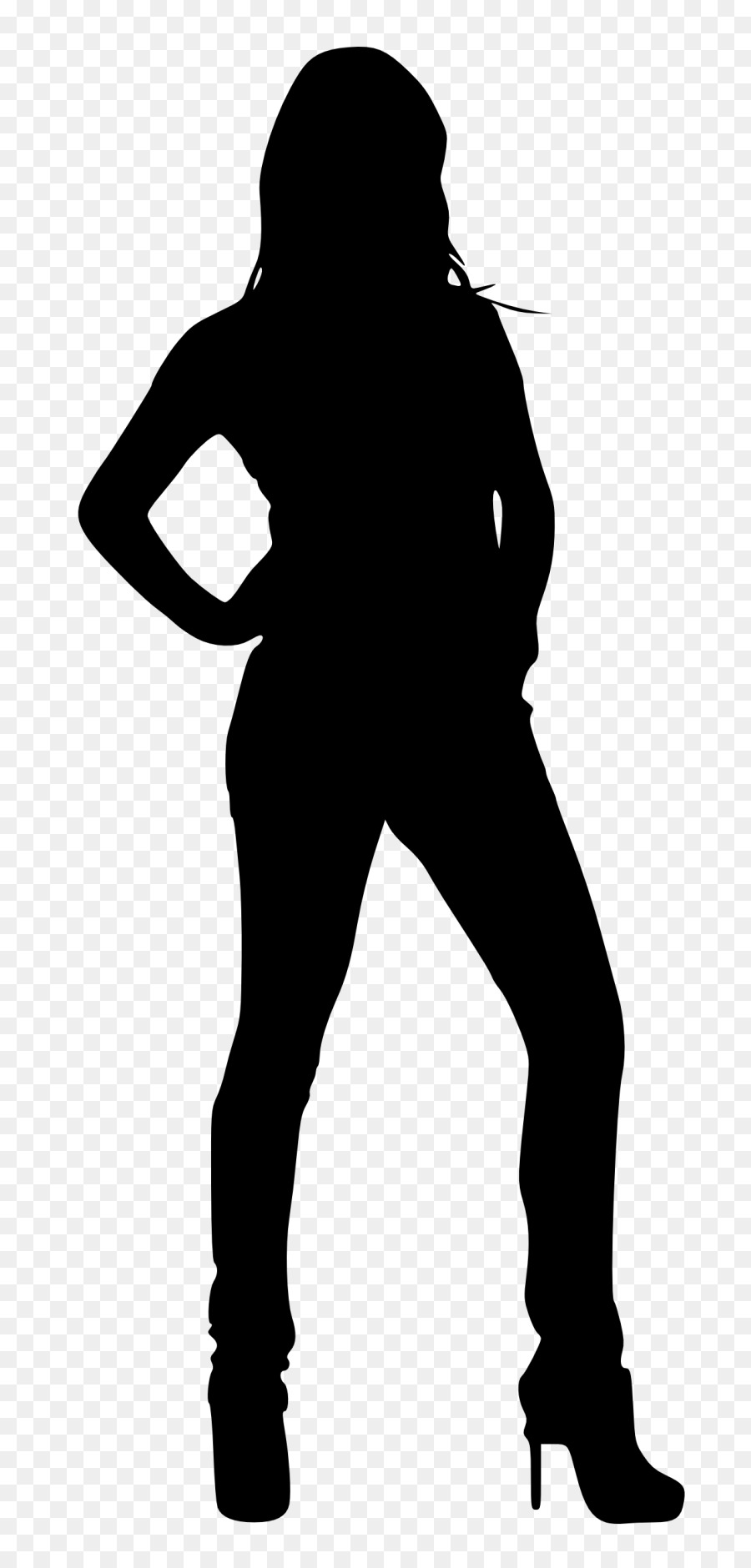 900x1880 Silhouette Woman Clip Art
