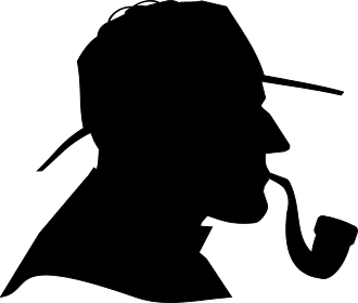 330x280 Sherlock Holmes Silhouette