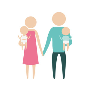 300x300 Two Parents Royalty Free Illustrations