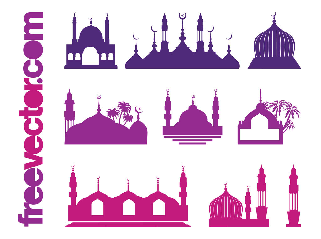 1024x765 Islamic Buildings Vector Art Amp Graphics
