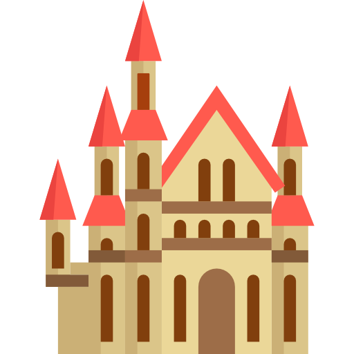 512x512 Castles, Silhouette, Buildings, Antique, Building, Old, Shape