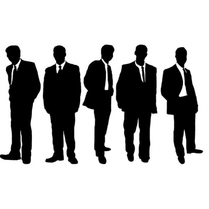 425x425 Free Vector Business People Silhouettes Free Vectors Ui Download