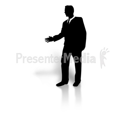 400x400 Businessman Silhouette Greeting