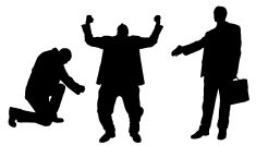 235x134 Businessman Silhouette Premium Clipart