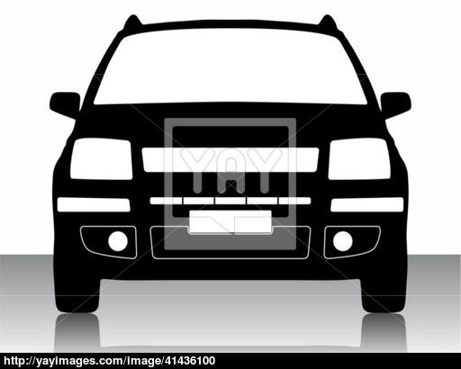 512x410 Vector Illustration Of Car Silhouette Vector