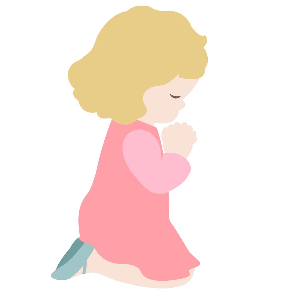 948x948 Girl Praying To God Clipart