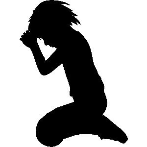 300x300 Boy Praying Silhouette Creative Church Silhouettes