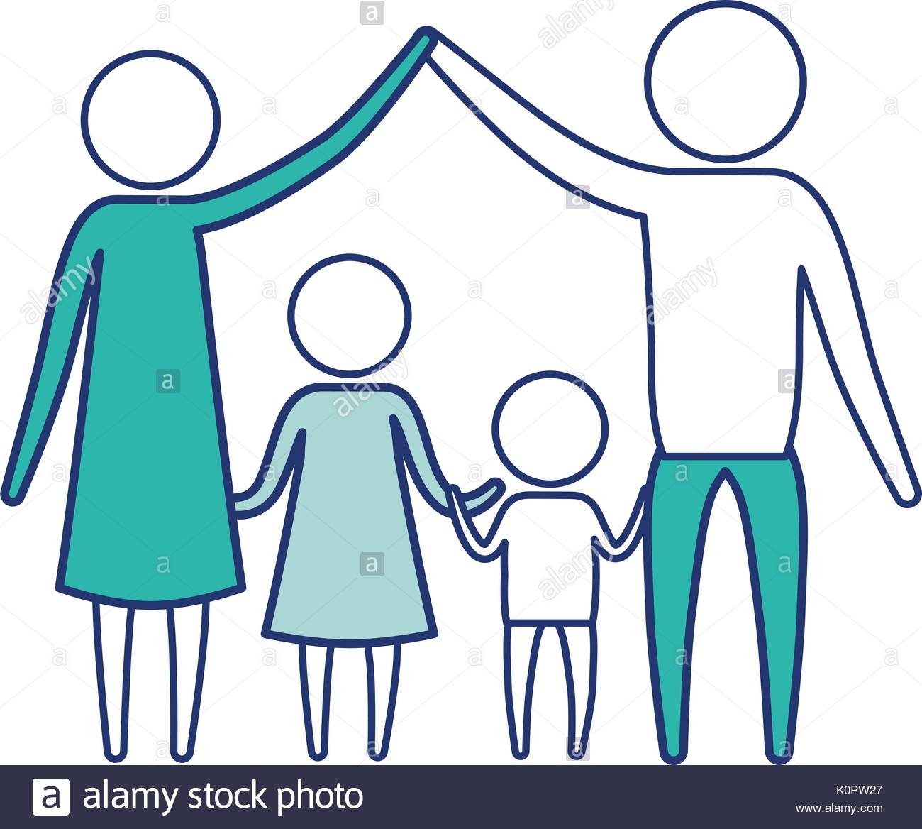 1300x1168 Color Blue Silhouette Of Sections Pictogram Couple Parents Holding
