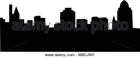 450x189 Usa, Cincinnati, Ohio Architecture Vector City Skyline, Travel