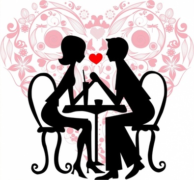 395x368 Couple Silhouette Free Vector Download (5,817 Free Vector)