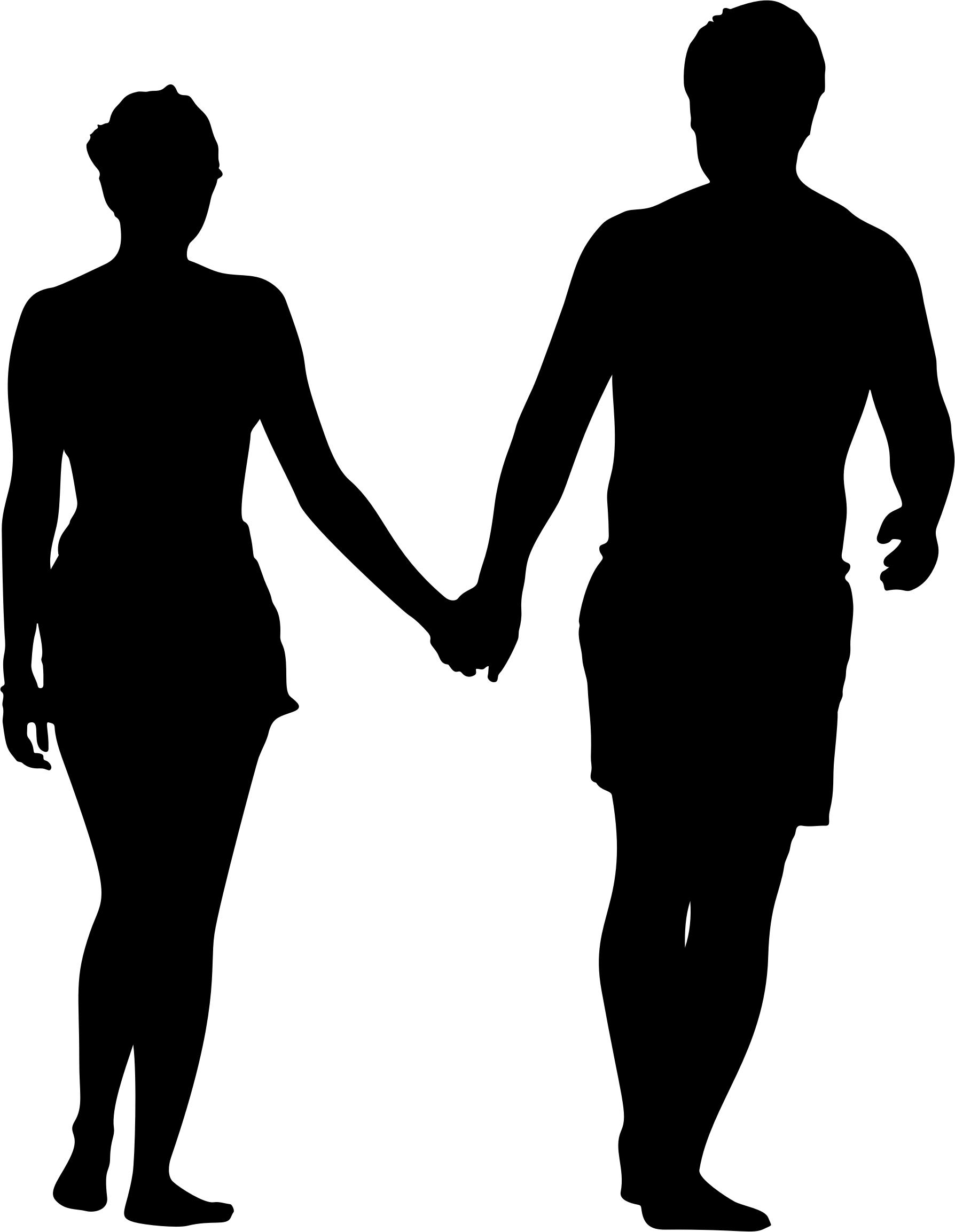 1788x2306 Beach Couple Silhouette Icons Png