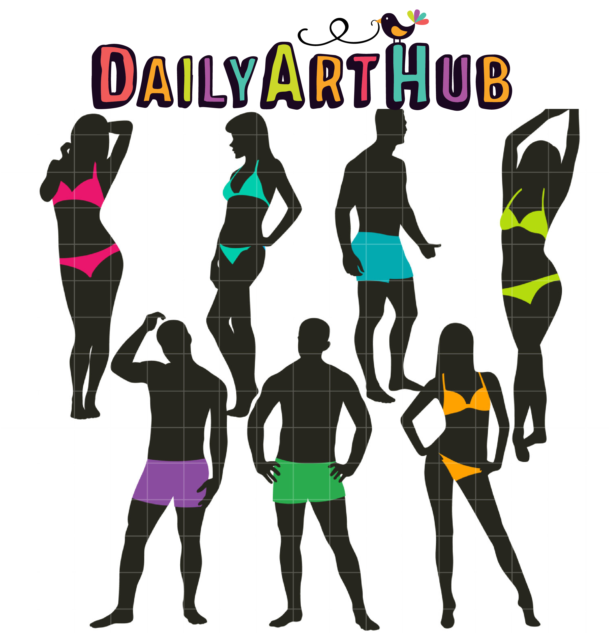 2421x2512 Beach Clip Art Silhouette Best Beach On The World 2017