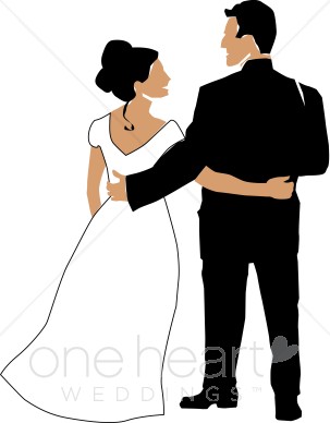 303x388 Wedded Couple Clip Art Couples Clipart