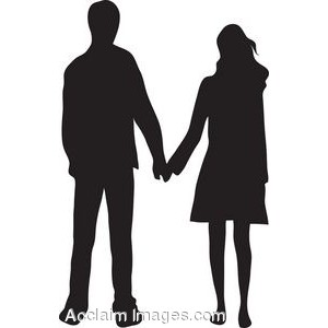 300x300 Couple Clipart Silhouette