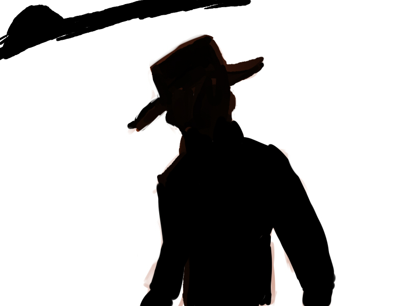 800x600 Silhouette Cowboy