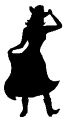 226x400 Cowgirl Clipart Dancing
