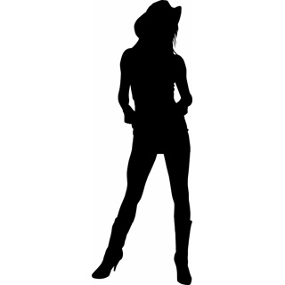 320x320 Free Cowgirl Silhouette Clip Art Art Makes Me Free