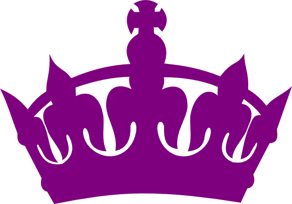 600x418 Purple Royal Crown Silhouette Clip Art