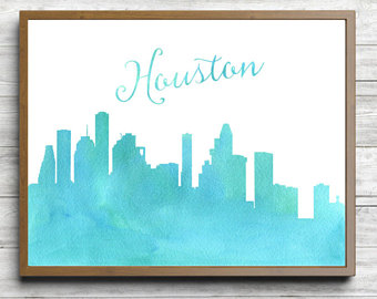 340x270 Skyline Silhouette Etsy