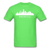 190x190 Dallas Texas Downtown Skyline Silhouette T Shirt Spreadshirt
