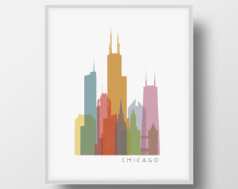 340x270 Durham Nc Skyline Silhouette Printable Download Black