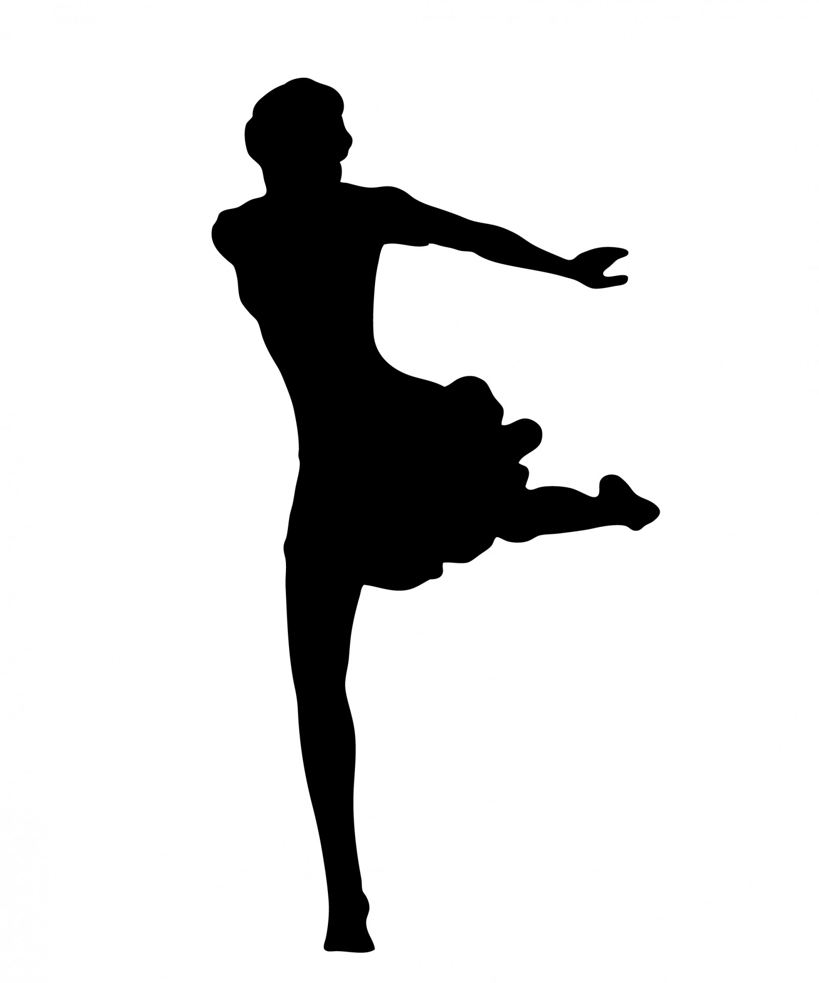 1601x1920 Dancer Silhouette Free Stock Photo