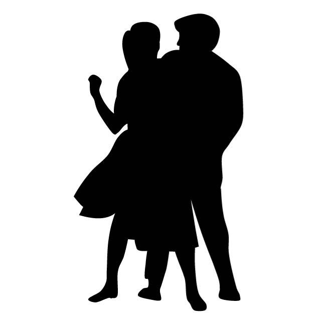 660x660 Silhouette Of Dancers