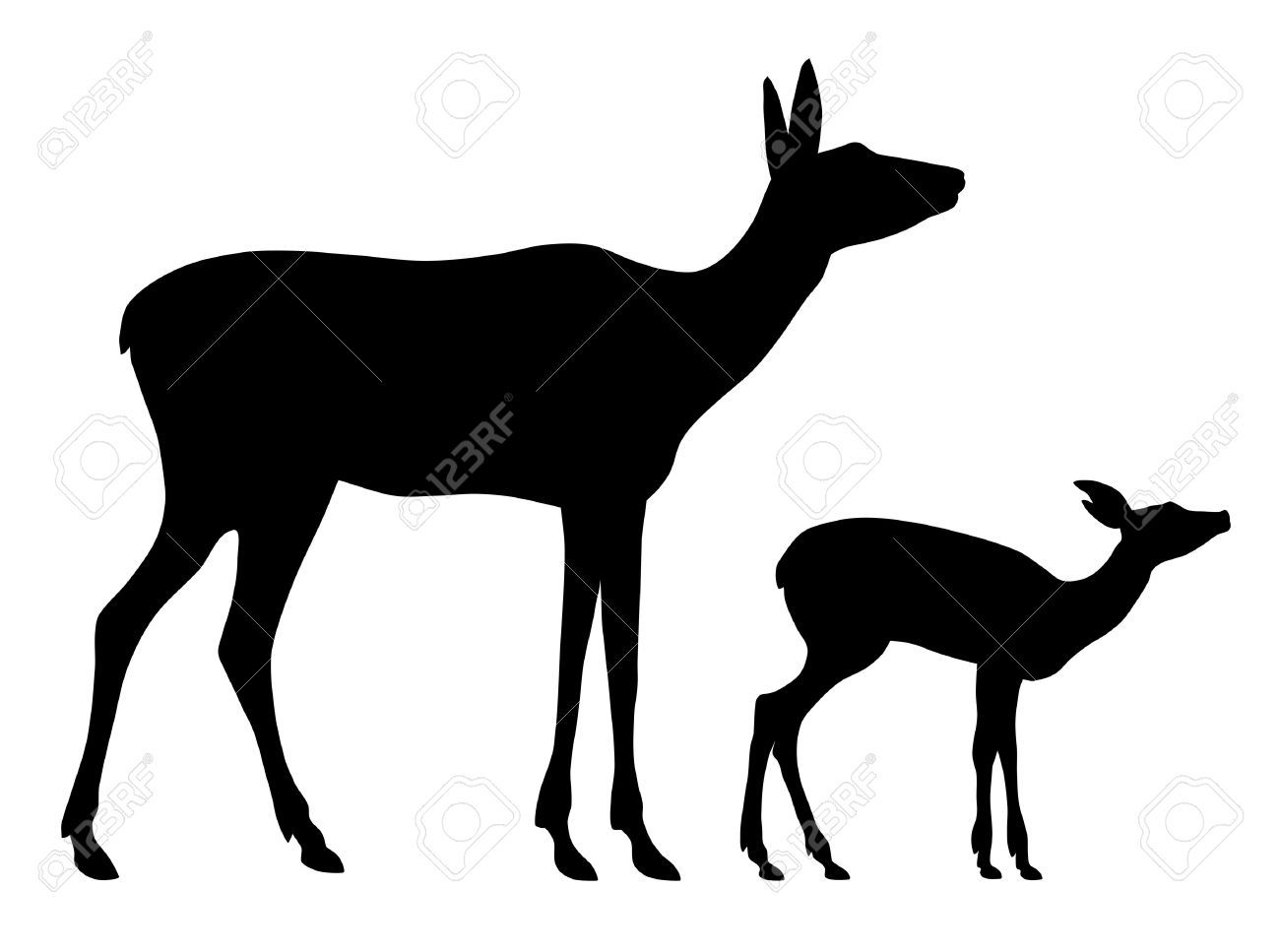 1300x967 Silhouette Of Deer
