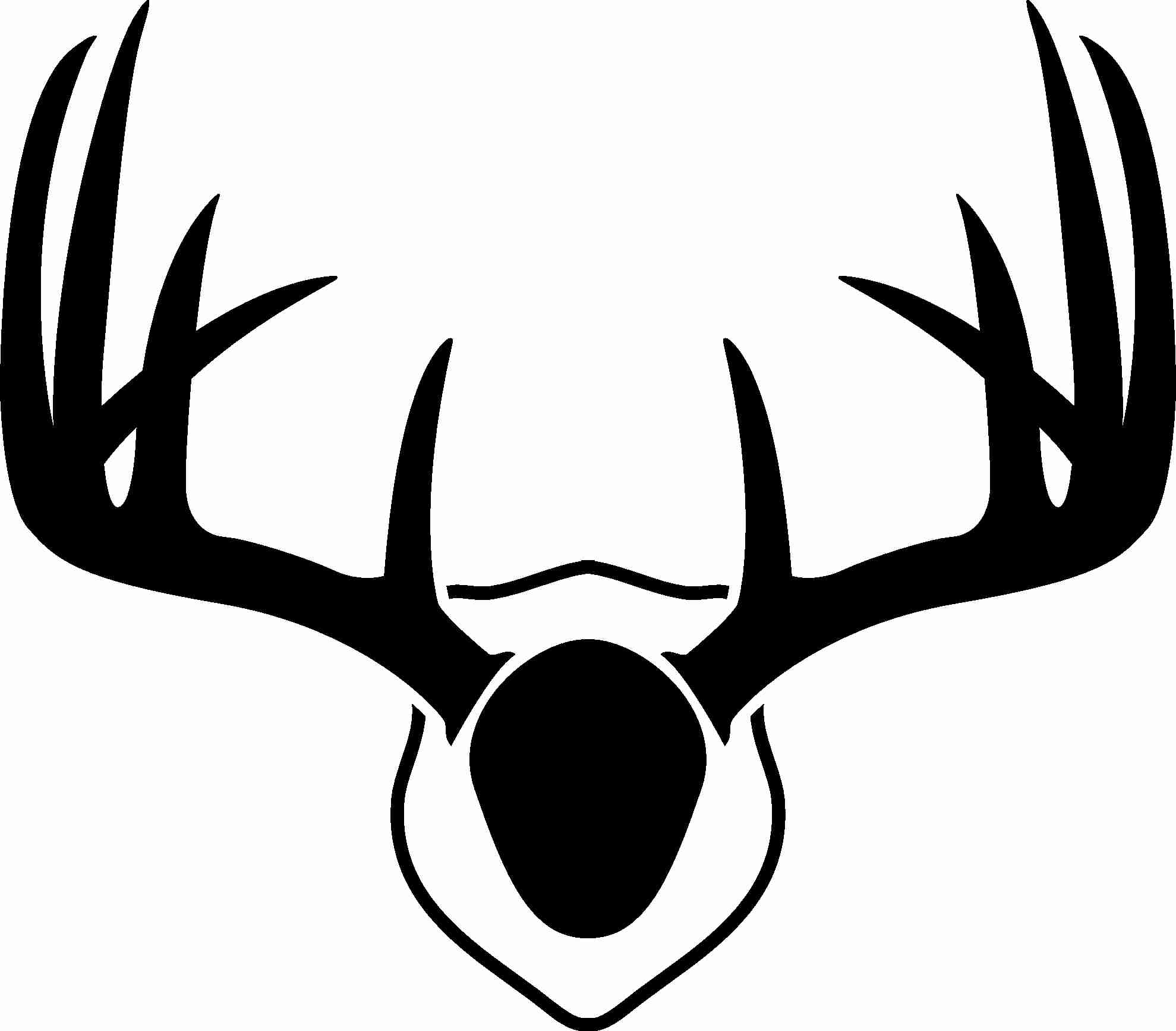 1979x1734 Deer Head Silhouette Royalty Free Cliparts Vectors And Stock Fancy