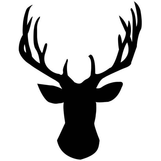640x640 Deer Silhouettes