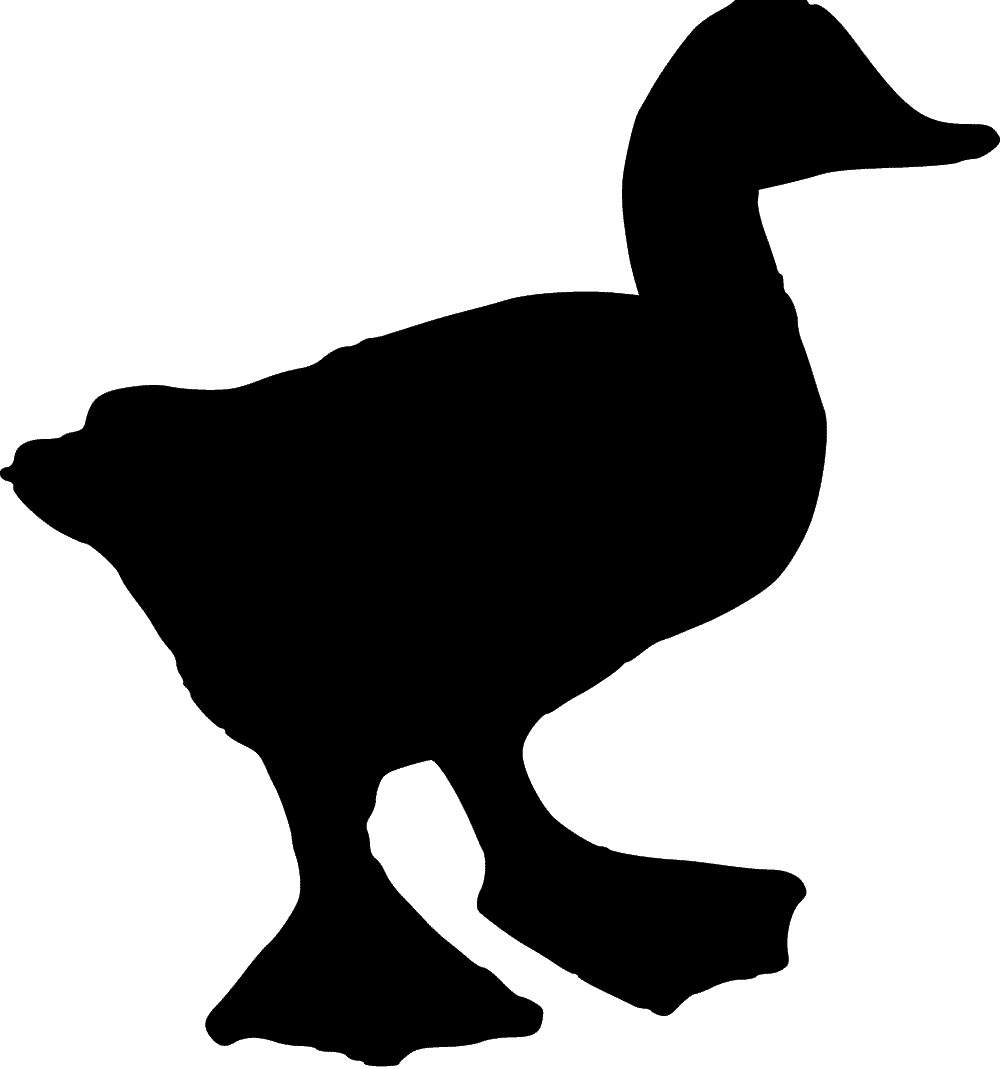 1000x1069 Duck Stencil Sp Stencils