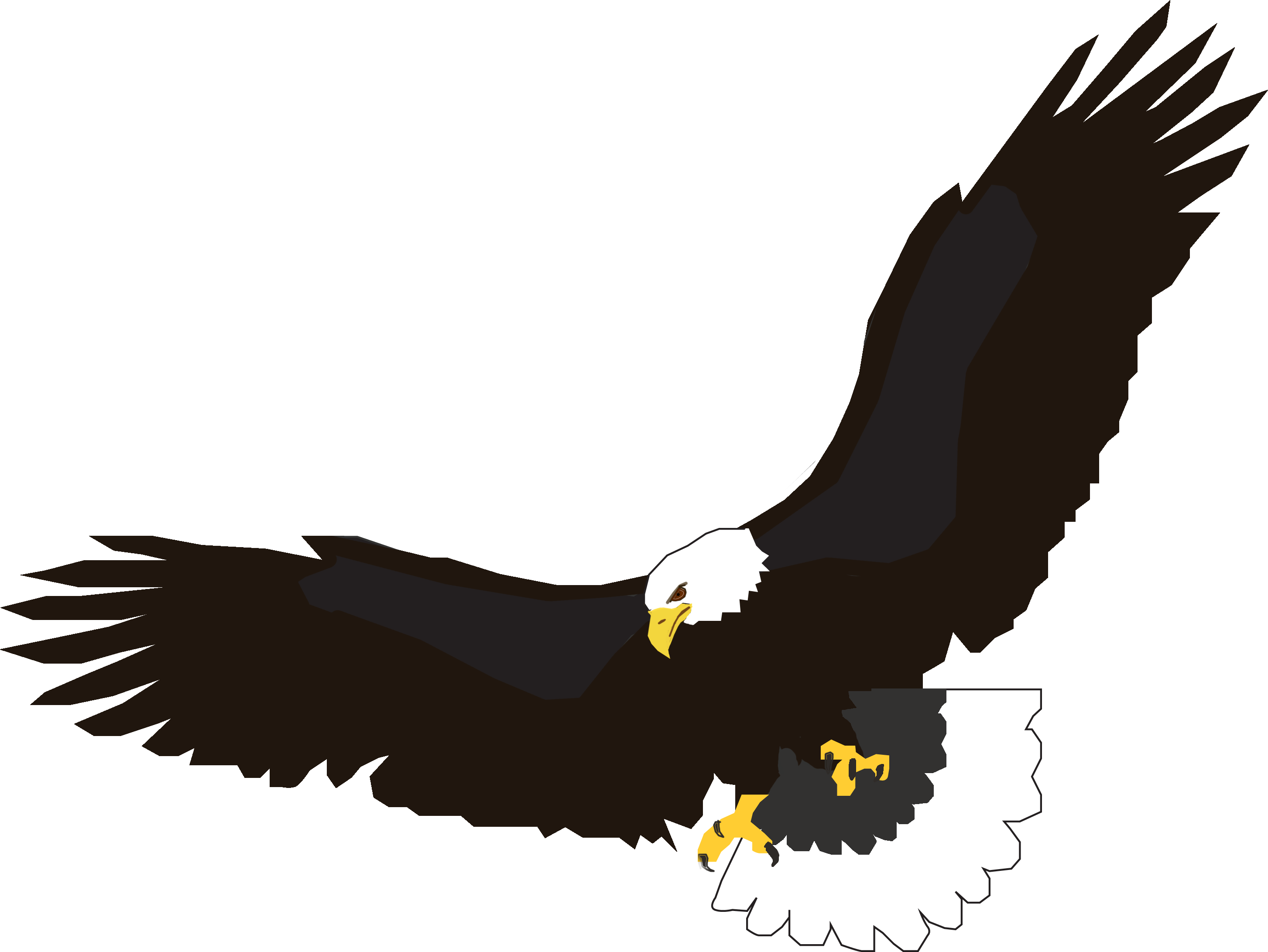 2906x2182 Eagles, Silhouette And Clip Art
